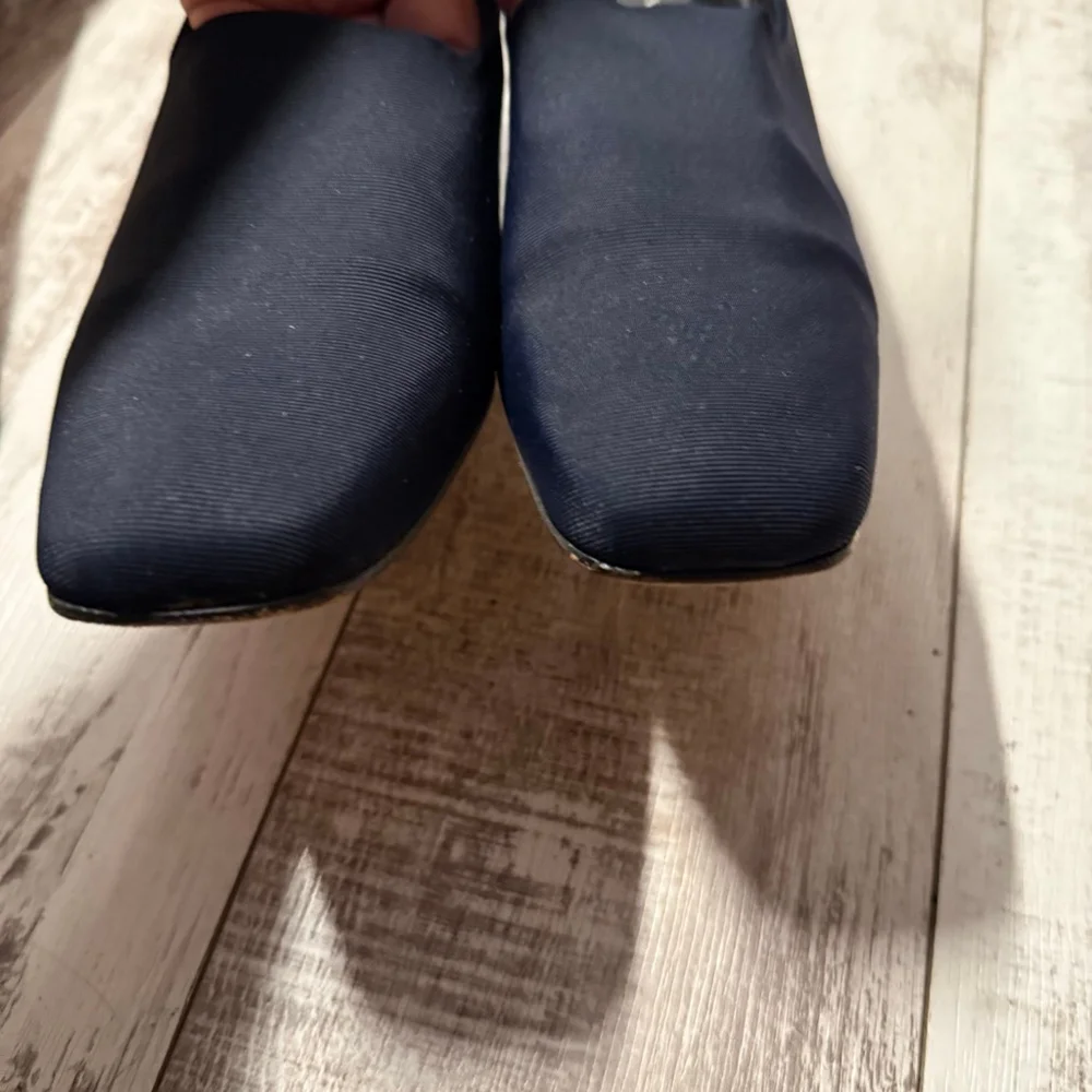 Vintage Evan-Picone Navy Blue Flats & Loafers Size 9.5